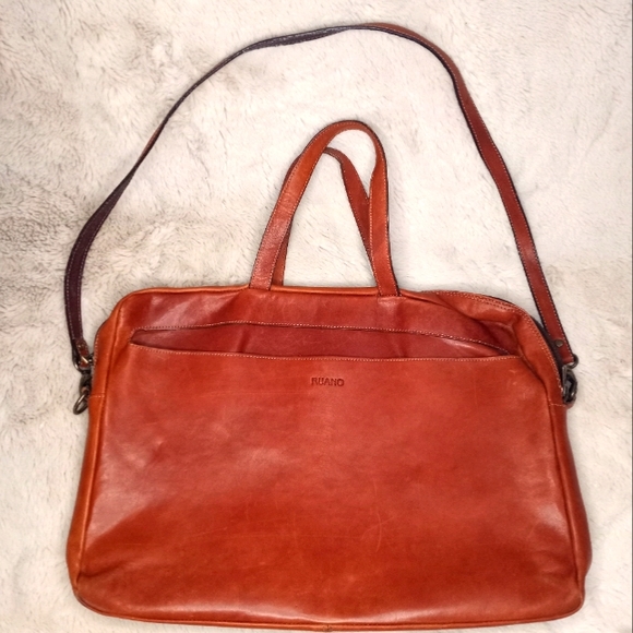 Ruano Piel Handbags - Ruano  Handcrafted Supple Full Grain Old Money Preppy Leather Computer Satchel